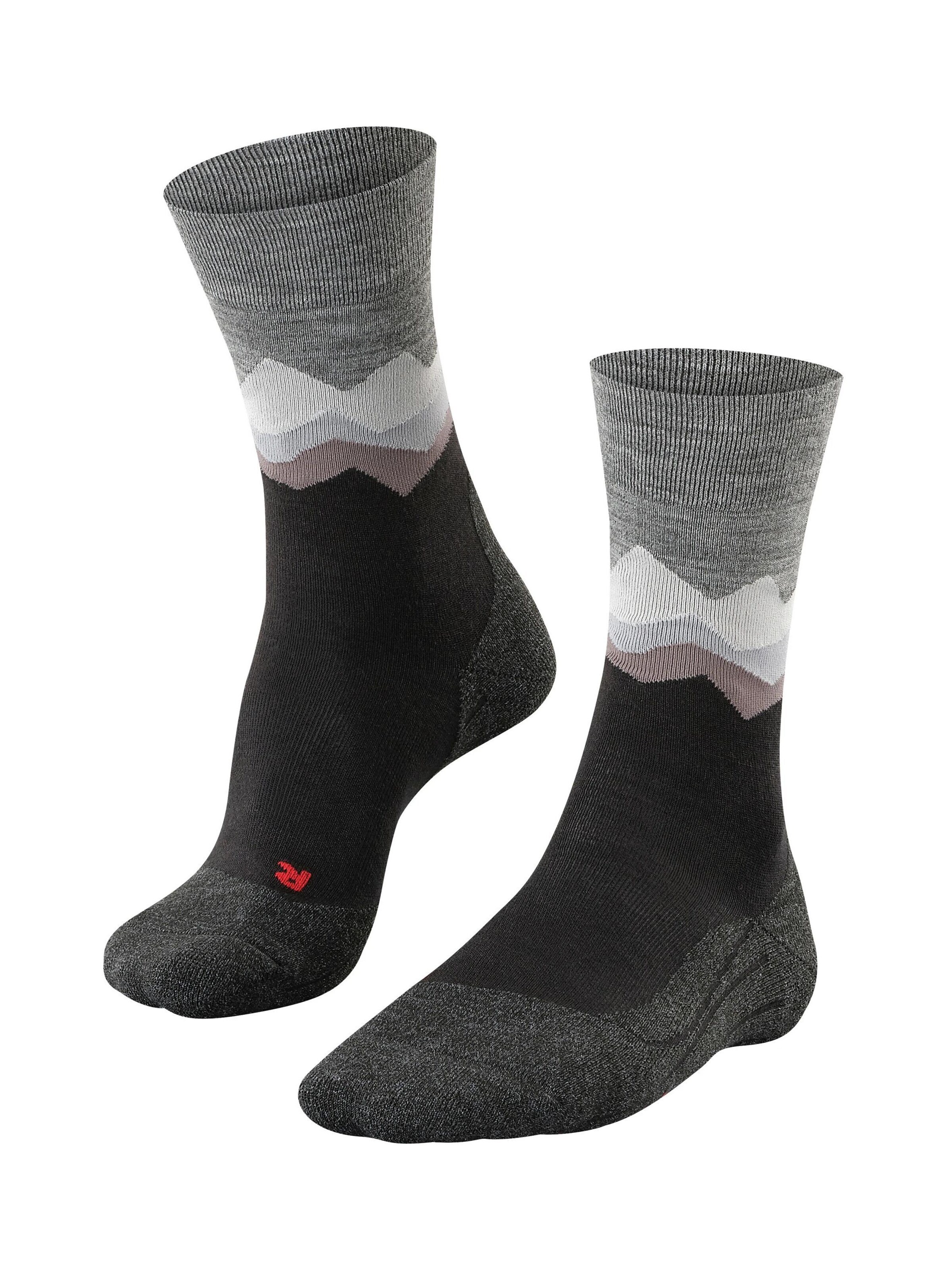 FALKE Sportsocken 'TK2 Explore'‌‌‌‌‌‌‌ in Schwarz: Vorderseite