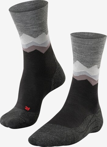 FALKE Sportsocken 'TK2 Explore' in Schwarz: Vorderseite