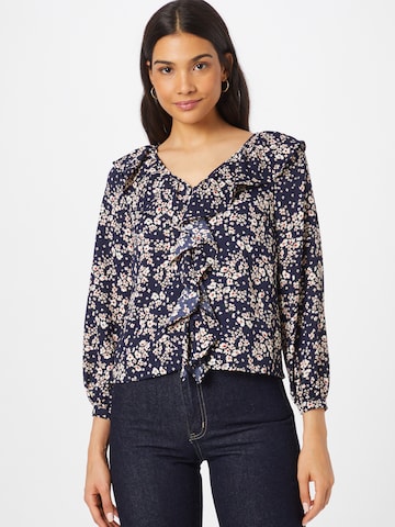 Paisie Blouse in Blue: front