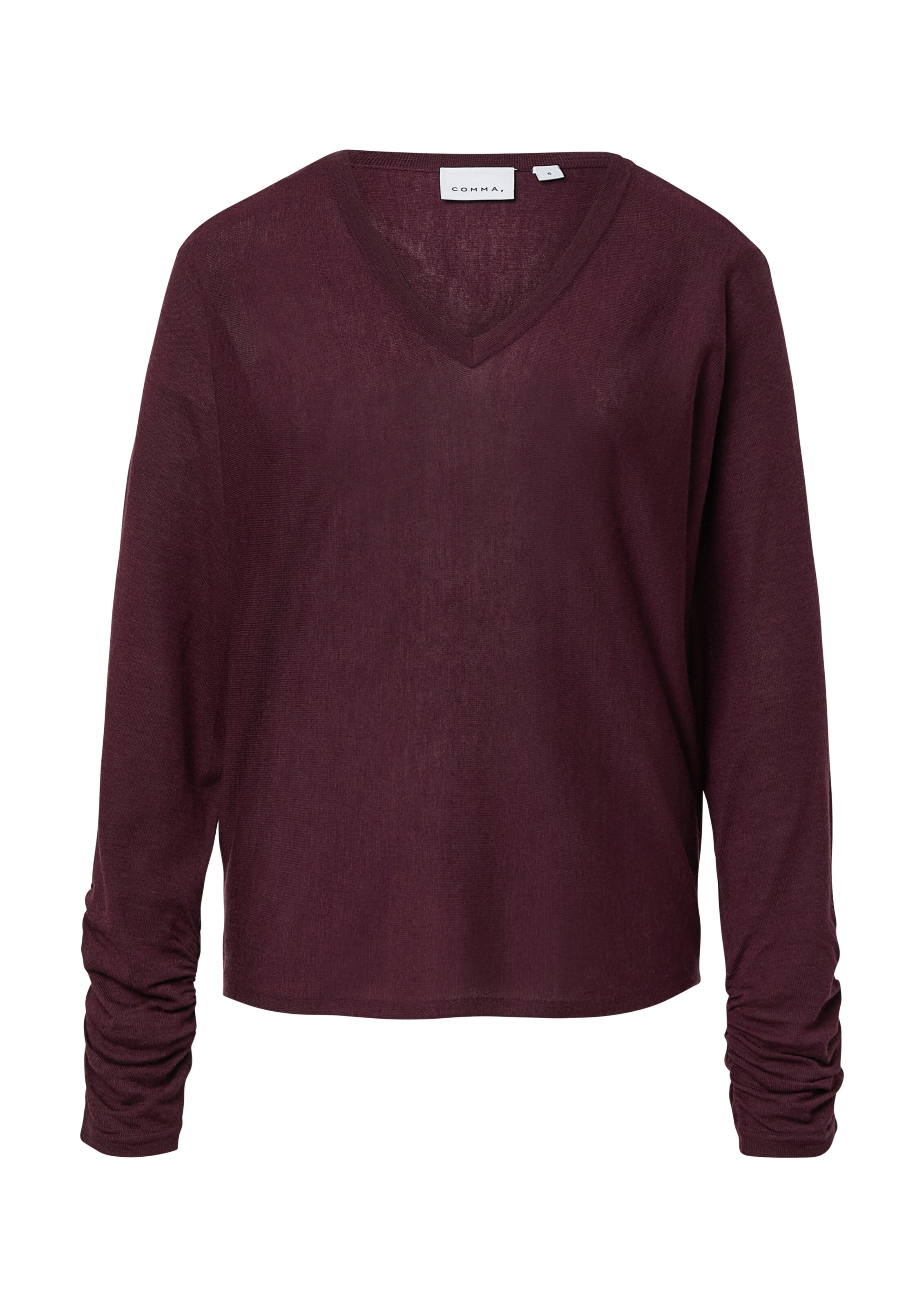 COMMA Trui in Rood: voorkant