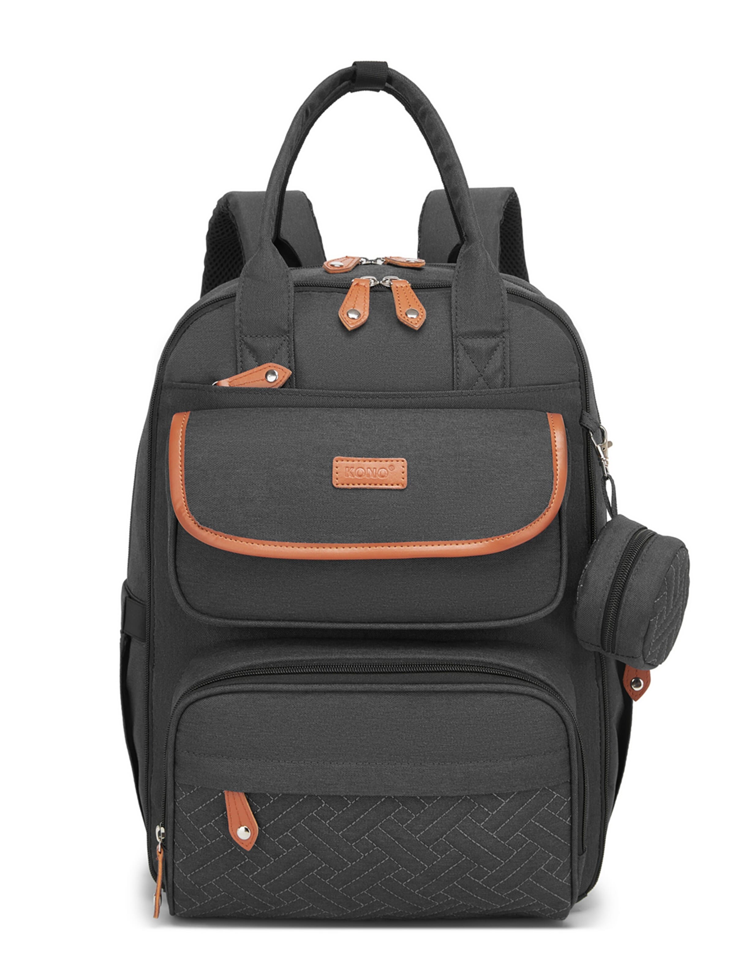 Kono Backpack in Grey: front