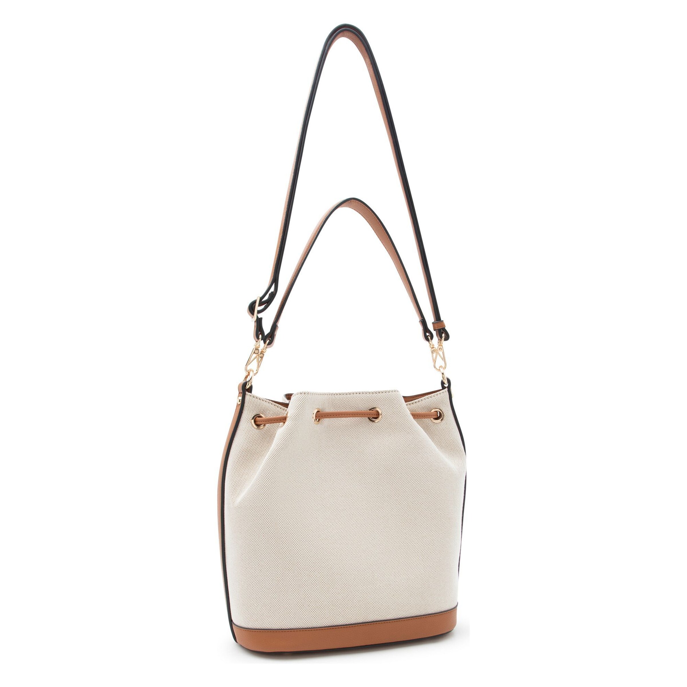 Poche ventrale 'Rea' L.CREDI en beige