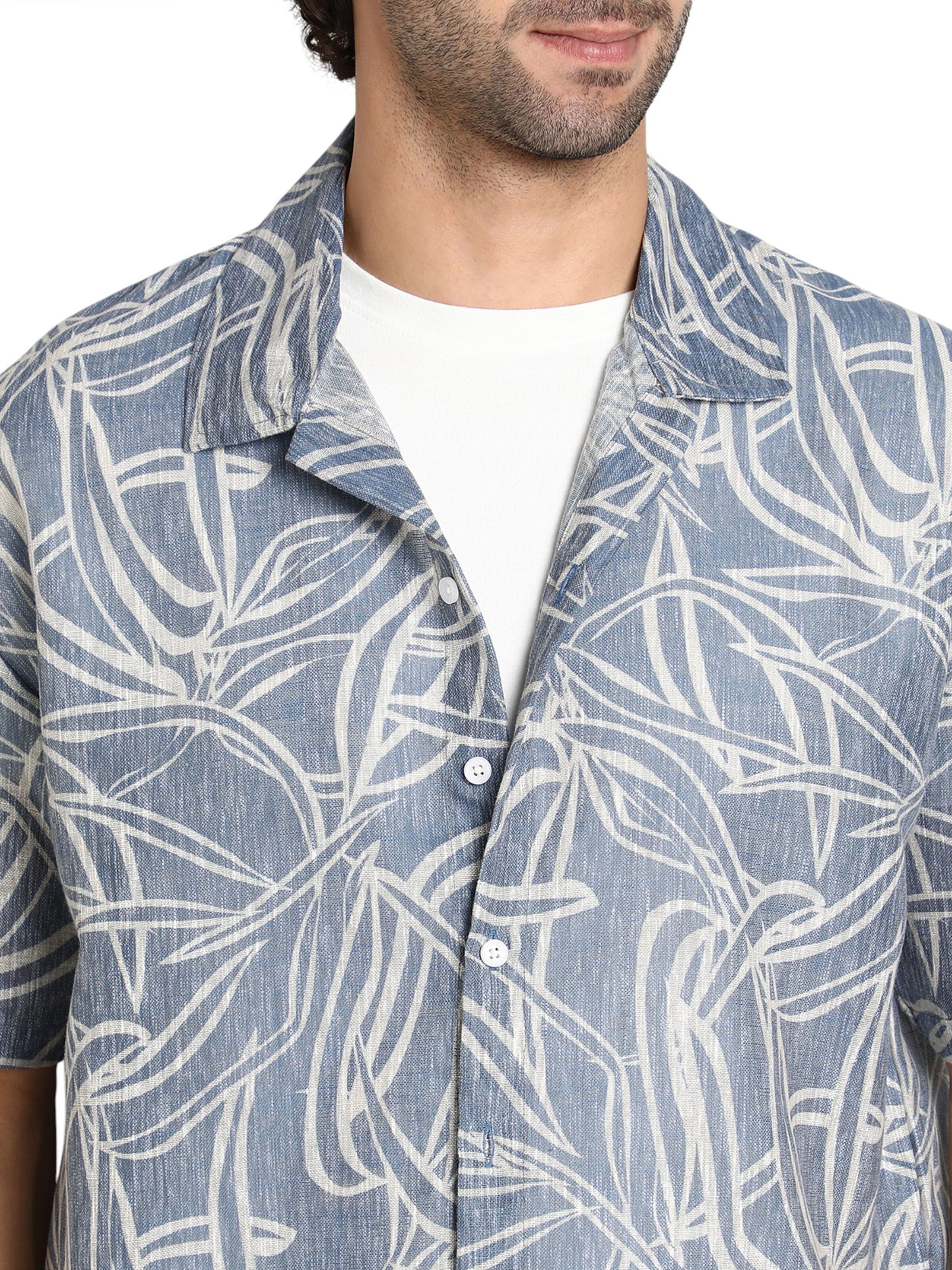 Campus Sutra Comfort Fit Skjorte 'Mariam' i blå