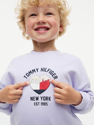 TOMMY HILFIGER - Sweatshirt em roxo