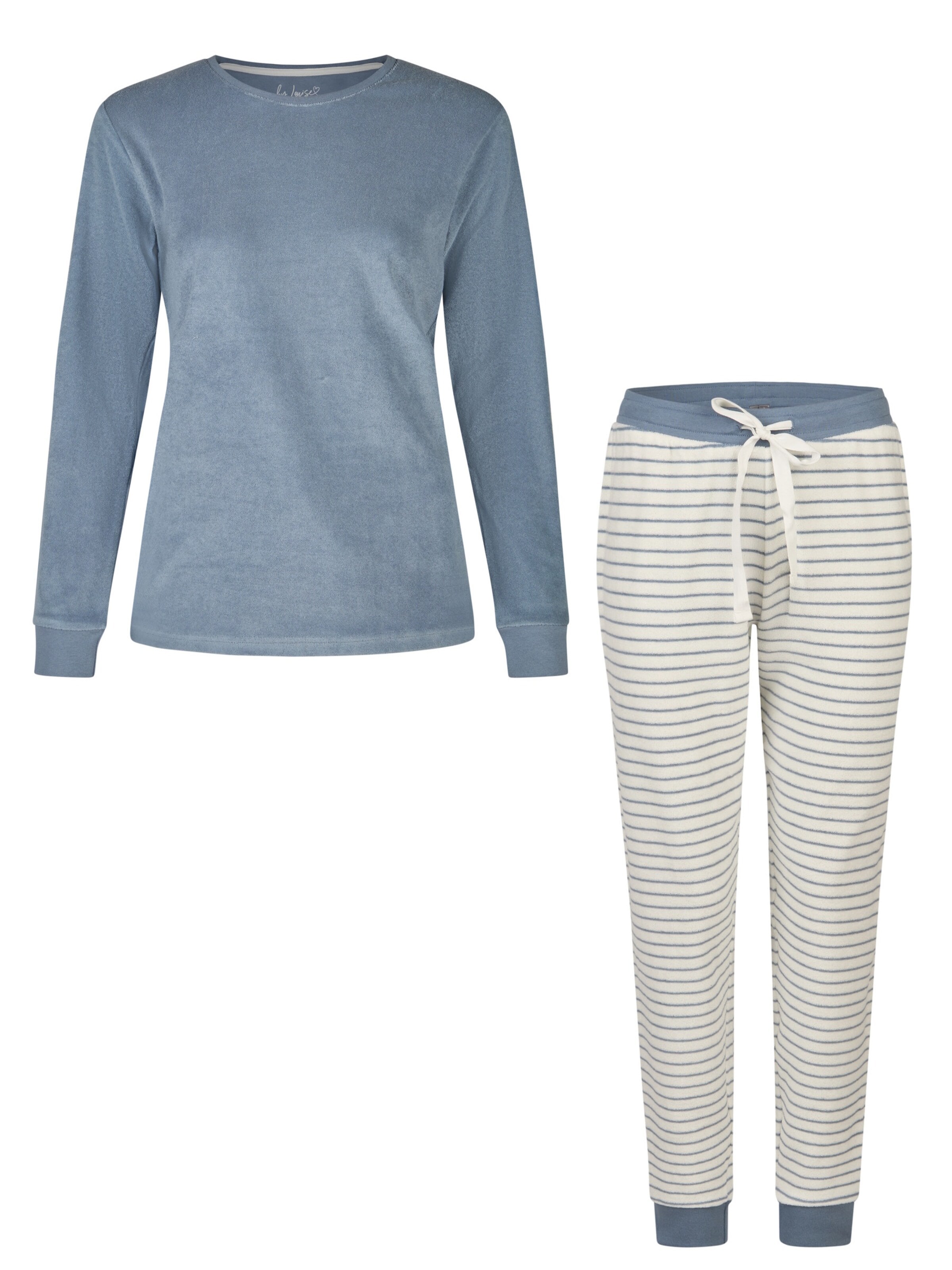 By Louise Pyjama in Blauw: voorkant