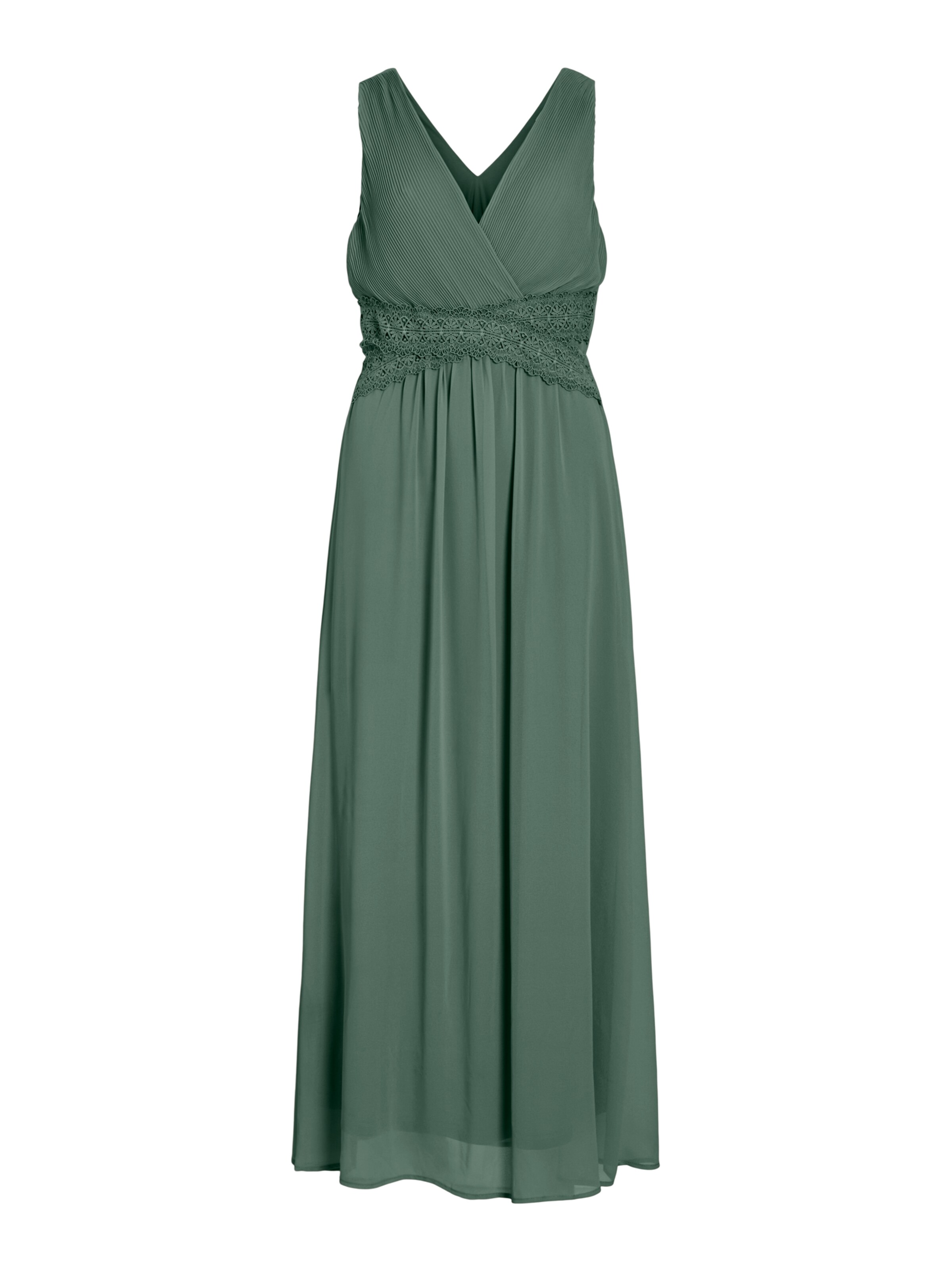 VILA Avondjurk 'VIIRIS' in de kleur Donkergroen, Productweergave