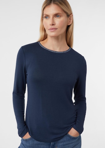 COMMA Shirt in Blau: Vorderseite