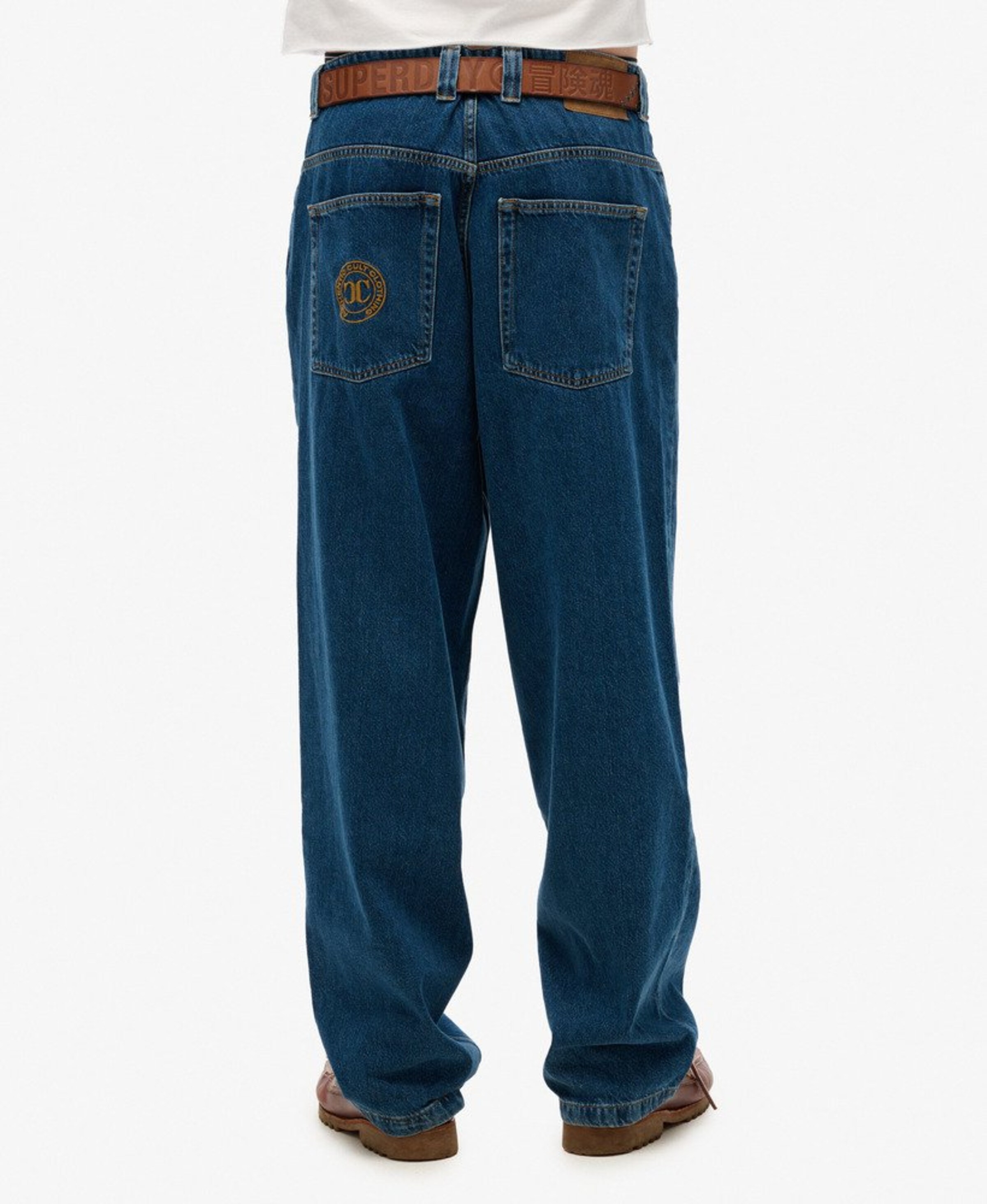 Superdry Loosefit Jeans in Blauw