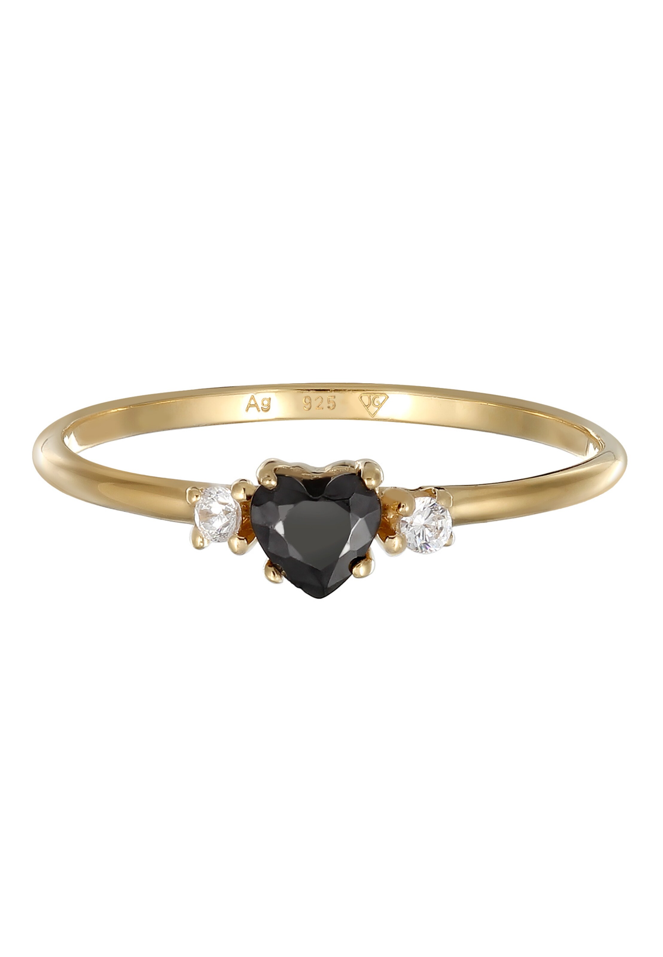 ELLI Ring Herz in Gold