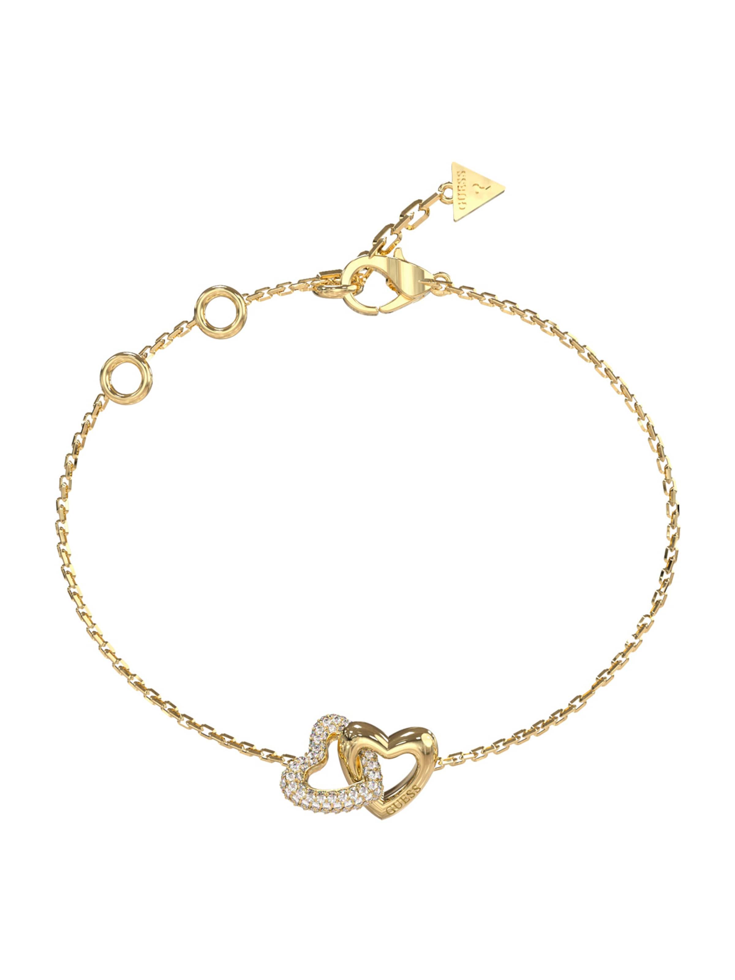 GUESS Zapestnica 'HEART' | zlata barva: sprednja stran