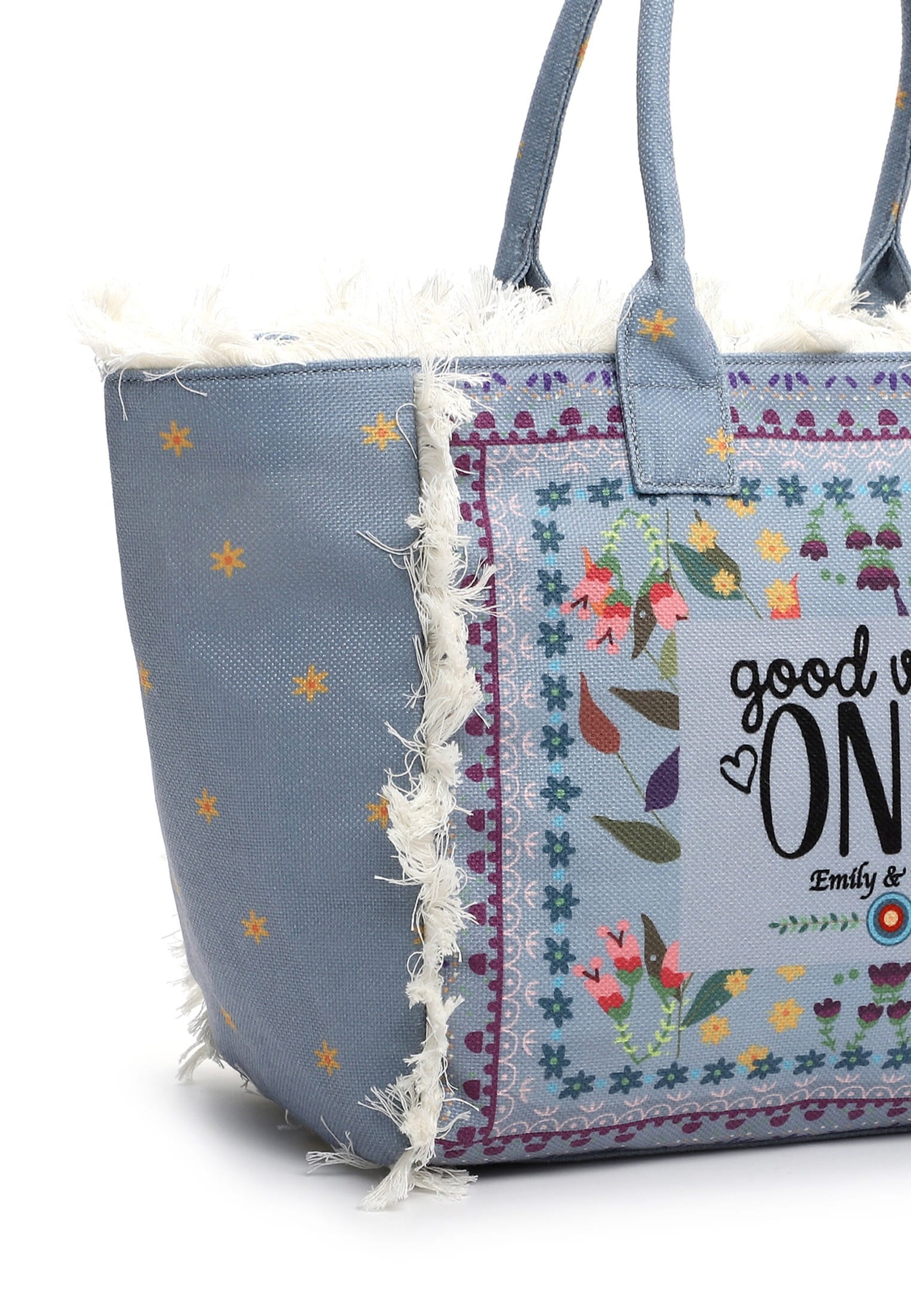 Cabas 'Elea' Emily & Noah en bleu