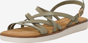 TAMARIS Strap Sandals in Green: front