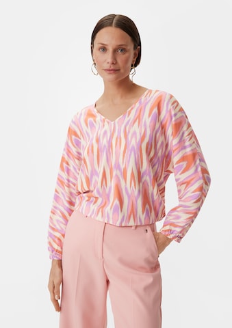 COMMA - Blusa en rosa: frente