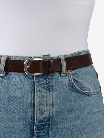 Ceinture 'NANCY' TOM TAILOR en marron : devant