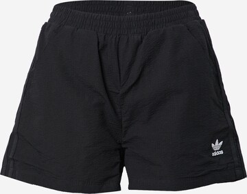 ADIDAS ORIGINALS Loosefit Broek in Zwart: voorkant