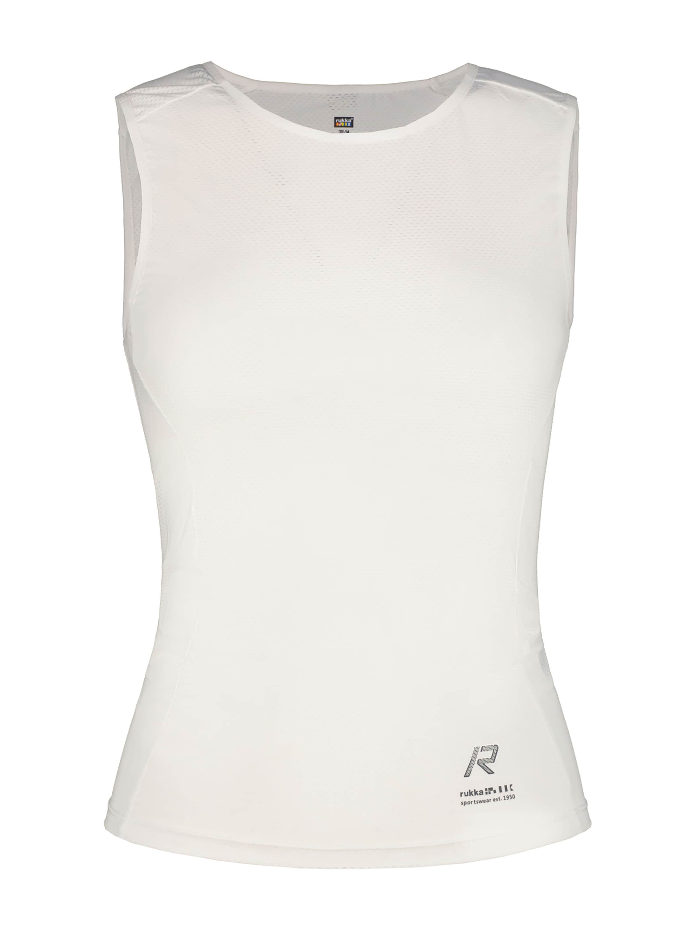 Rukka Спортивный топ 'Raukko' в Белый: спереди