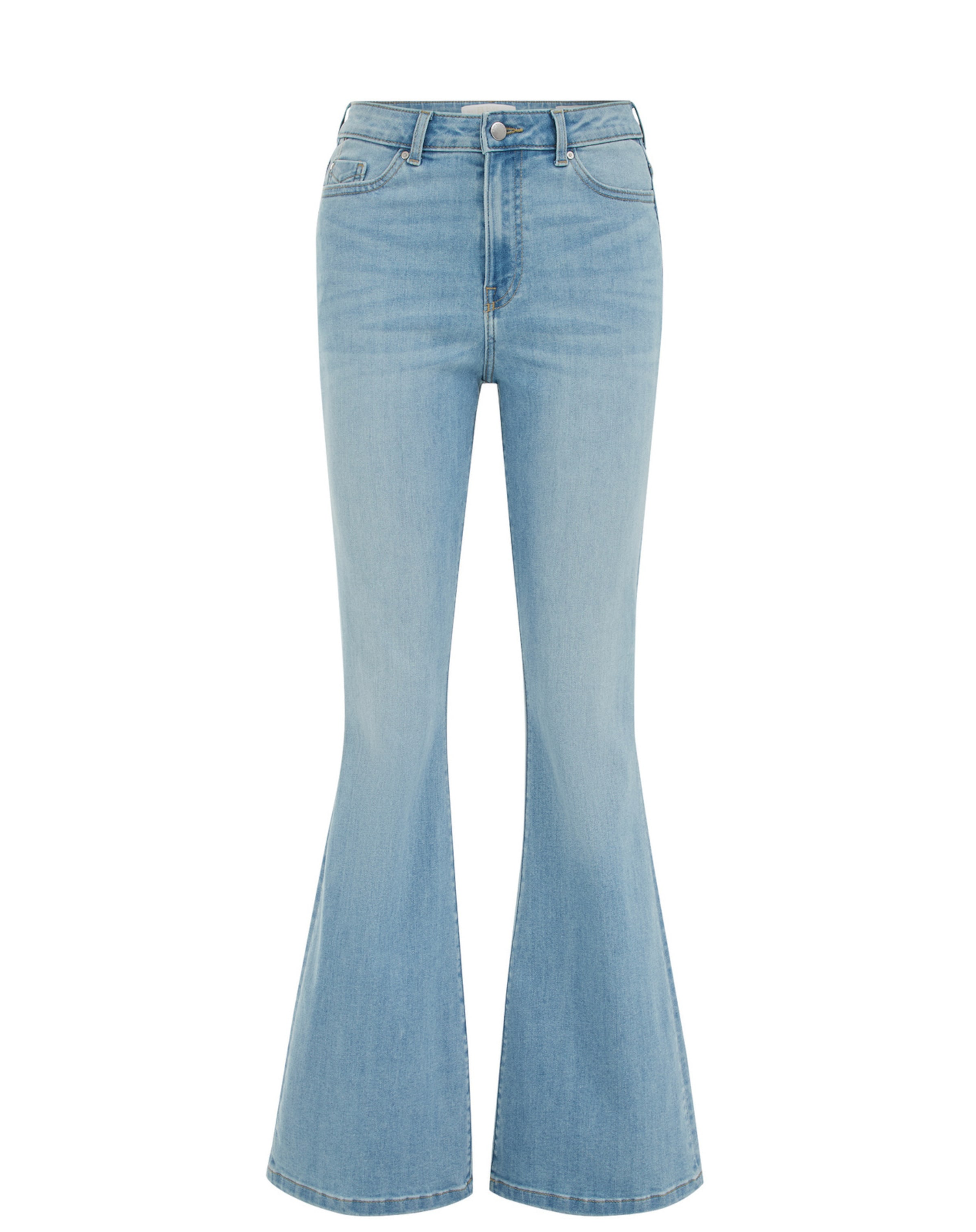 WE Fashion Flared Jeans in Blau: Vorderseite