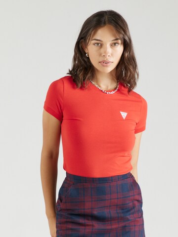 GUESS T-Shirt in Rot: Vorderseite
