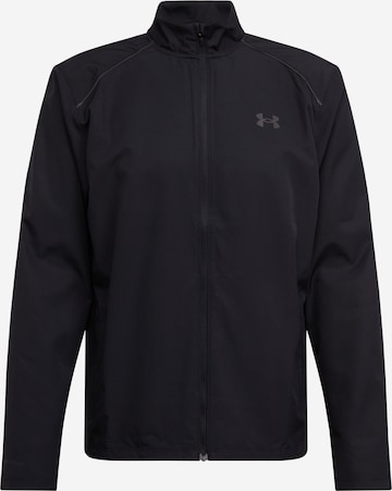 UNDER ARMOUR Sports jacket 'Storm' in Black: front