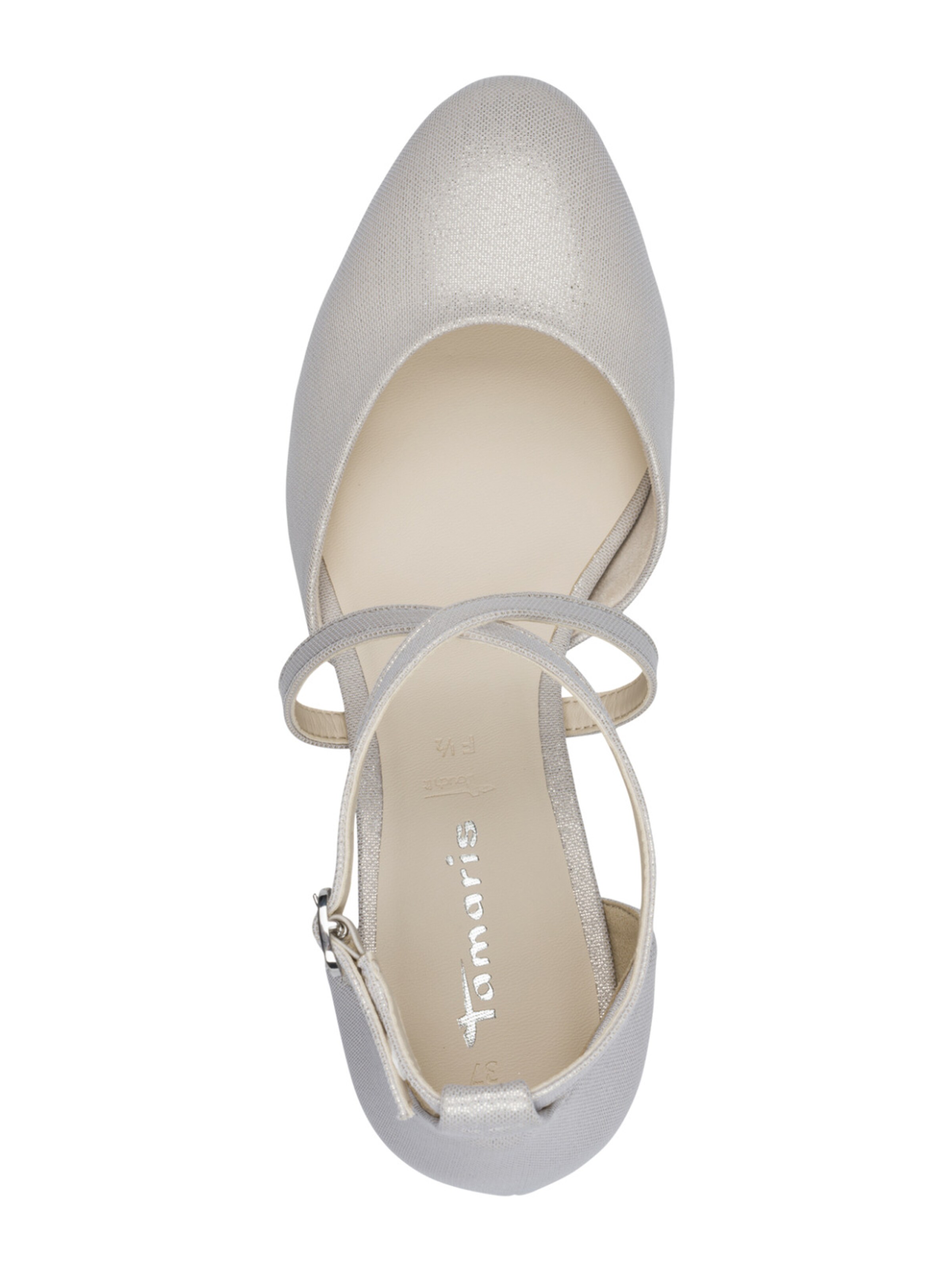 Tamaris - Zapatos destalonado en plata