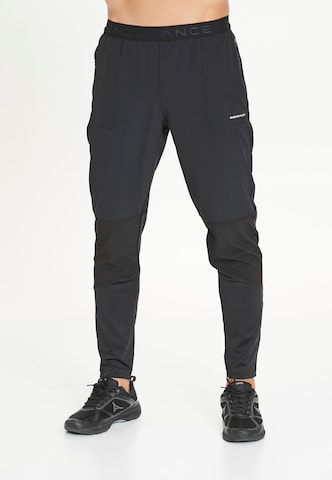 ENDURANCE Slim fit Workout Pants 'Litton' in Black: front