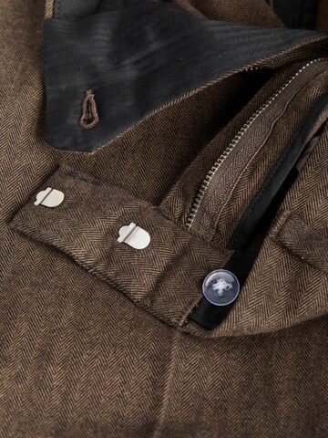 JACK & JONES Wide leg Trousers with creases in Brown