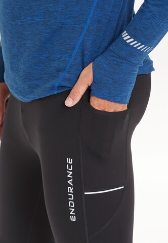 ENDURANCE Slimfit Sportbroek 'Burdian' in Zwart