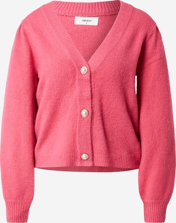 Cardigan 'EVE NONSIA' OBJECT en rose : devant