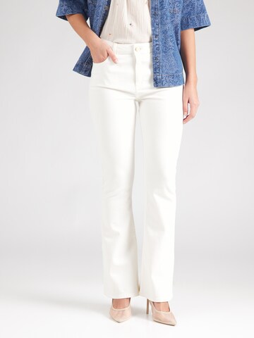 Fabienne Chapot Flared Jeans 'Eva' in White: front