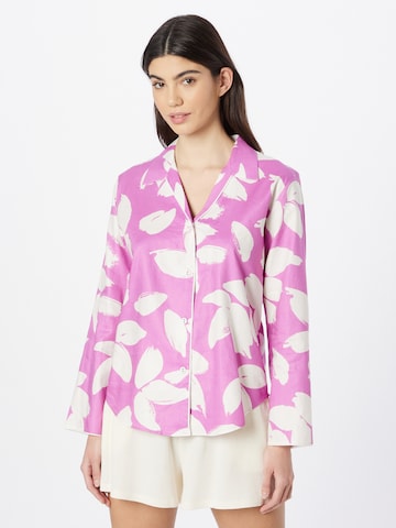Cyberjammies Pajama Shirt 'Viola' in Pink: front