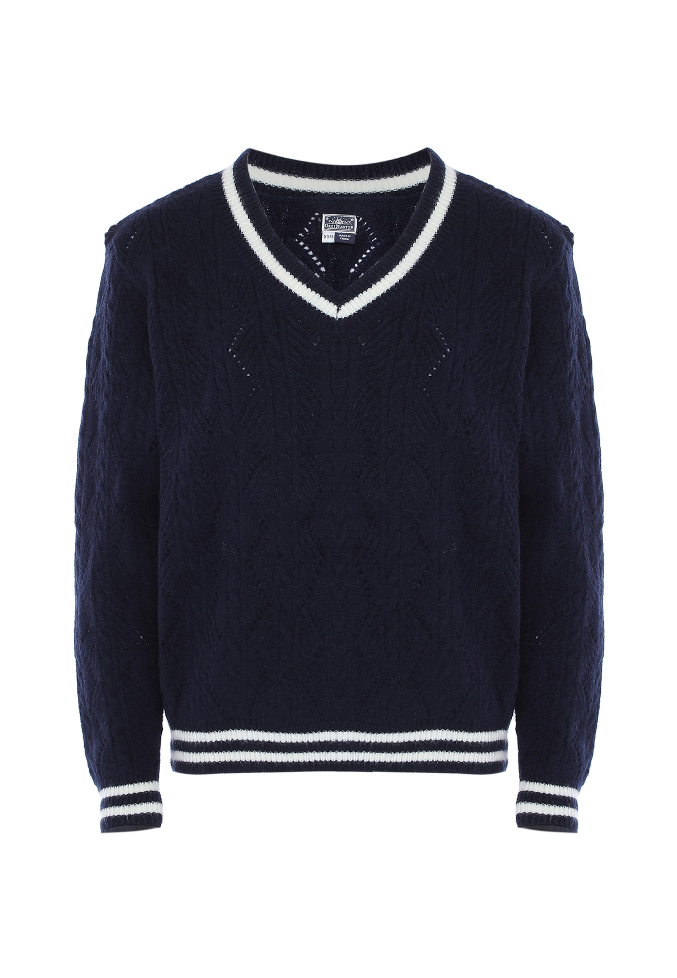 zils DreiMaster Maritim Džemperis: no priekšpuses