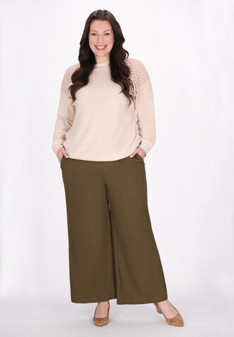Usha Loosefit Broek in Groen