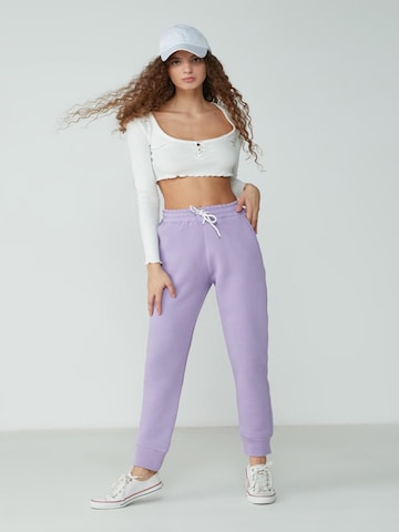 C&City Tapered Pants in Purple: front