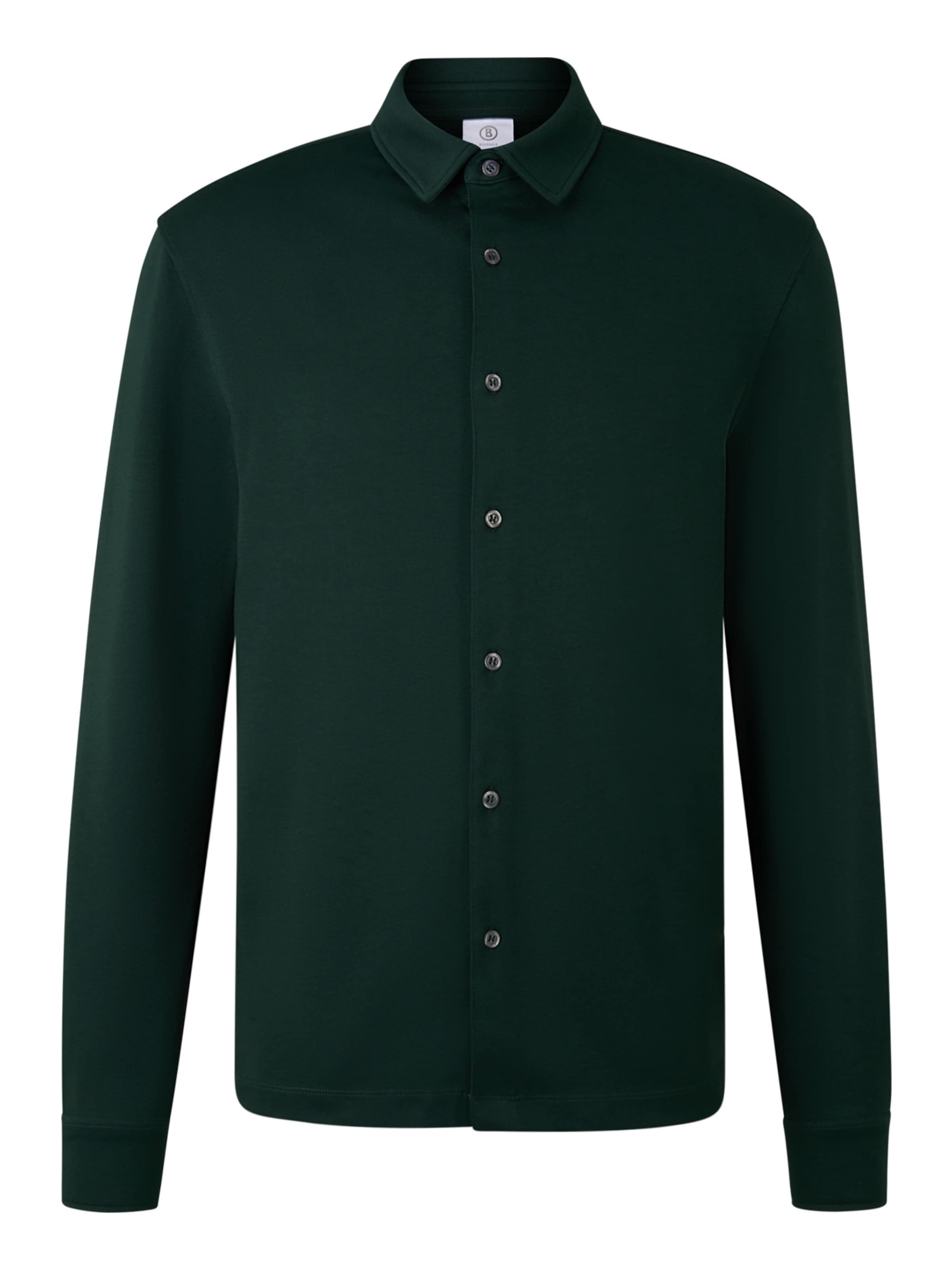 BOGNER Regular Fit Hemd 'FRANZ-10' in Grün: Vorderseite
