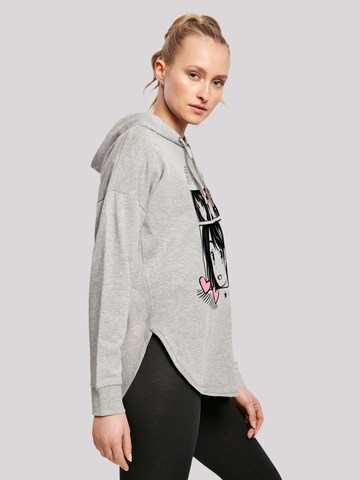 F4NT4STIC Sweatshirt 'Manga Anime' in Grey