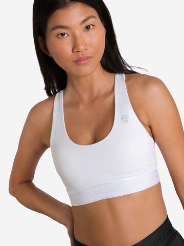 OCEANSAPART Bralette Sports bra 'Dacy' in White