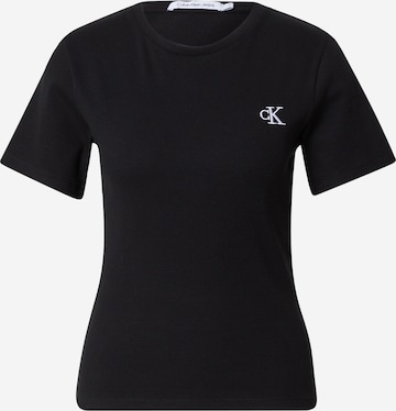 Calvin Klein Jeans T-Shirt in Schwarz: predná strana