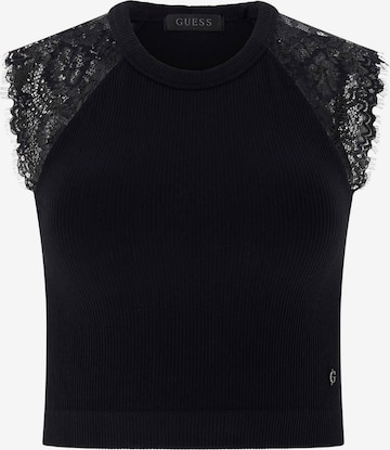 GUESS Top in Schwarz: Vorderseite