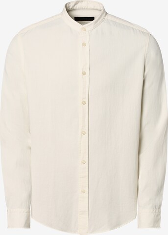 DRYKORN Slim fit Button Up Shirt 'Tarok' in Beige: front