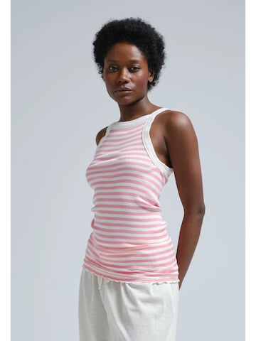 Seamless Basic Overdel 'Silky Daze' i pink: forside
