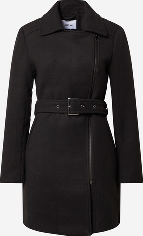 ABOUT YOU Between-Seasons Coat 'Meike' in Black: front