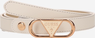 GUESS Gürtel 'ROSALBA' in Weiß: Vorderseite