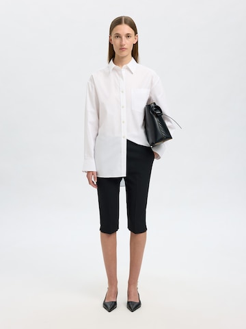 SELECTED Slim fit Pleated Pants 'SLFRITA' in Black