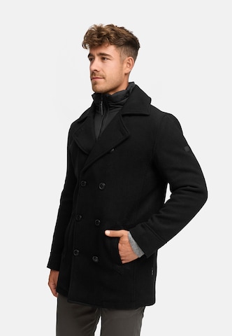 Manteau mi-saison 'Lunil' INDICODE JEANS en noir