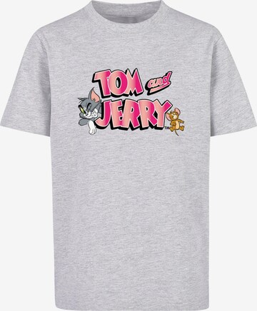 Maglietta 'Tom And Jerry - Gradient' di ABSOLUTE CULT in grigio: frontale