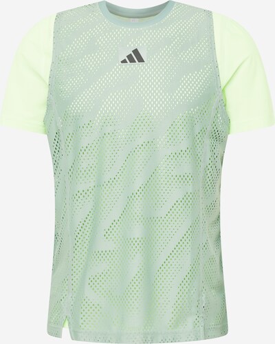 ADIDAS PERFORMANCE T-Shirt fonctionnel 'Pro' en gris / citron vert / menthe / noir, Vue avec produit