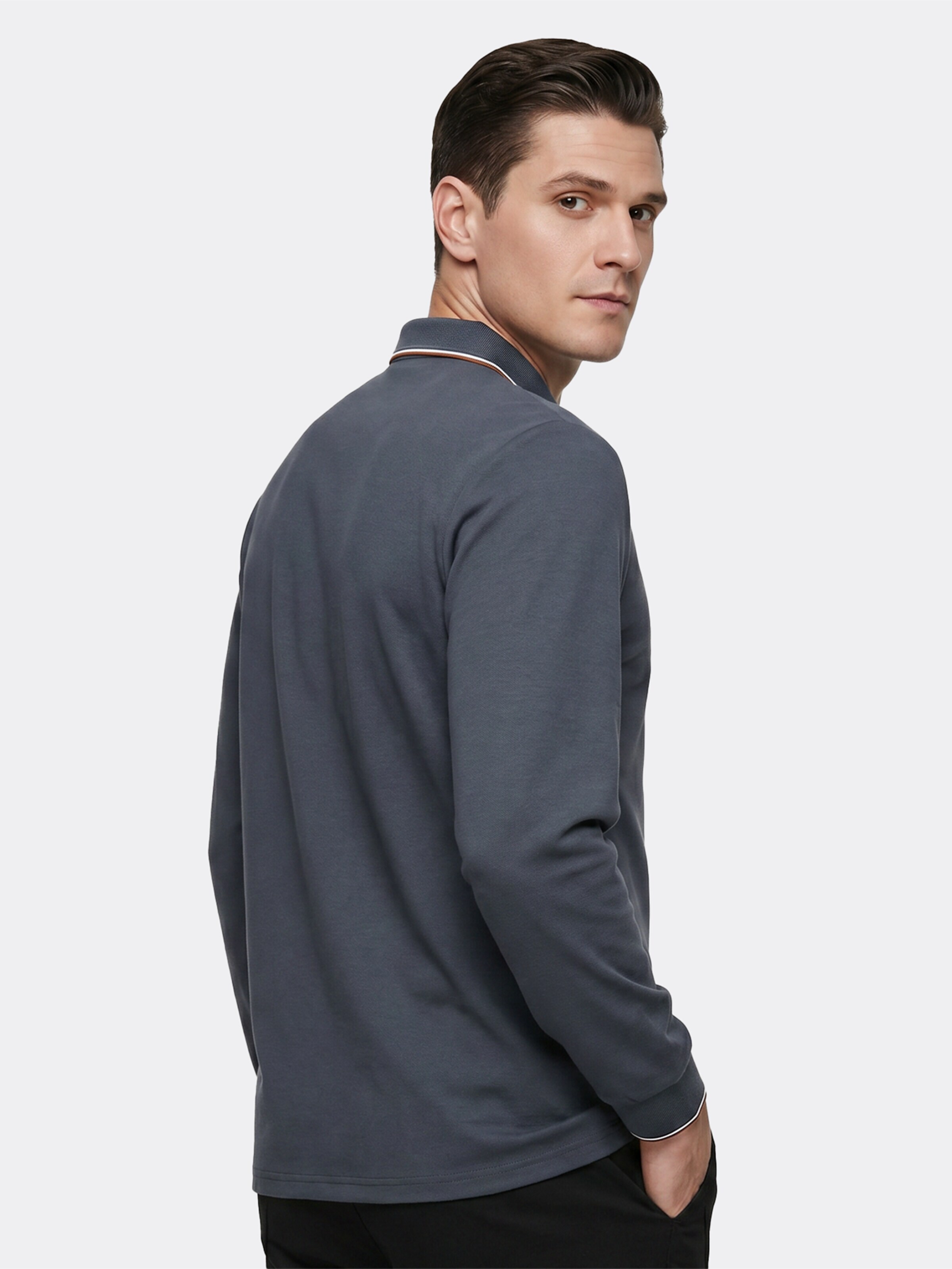 ALLTHEMEN Shirt 'Leichtigkeit' in Grey