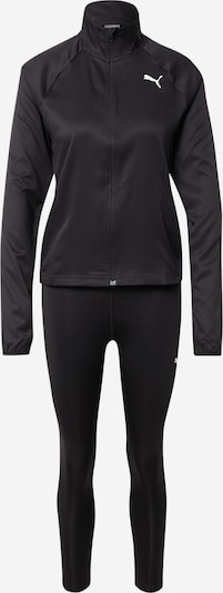 Costum de trening PUMA pe negru / alb, Vizualizare produs