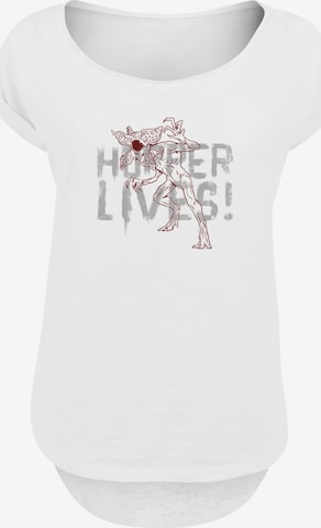 T-shirt 'Stranger Things   Hoppers Live  Netflix TV Series' F4NT4STIC en blanc : devant