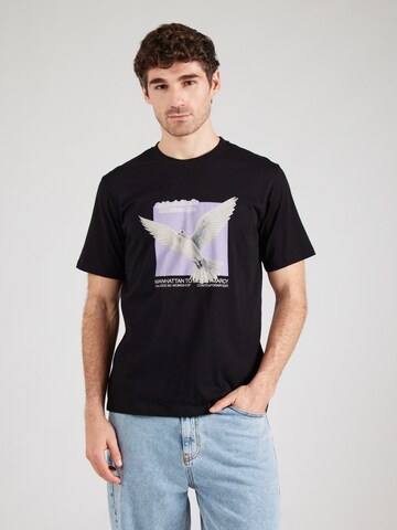 JACK & JONES Футболка 'JORASTORIA' в Черный: спереди